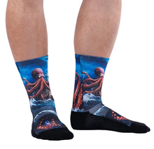 Load image into Gallery viewer, What's Kraken? - Performance Crew Socks - Sock It To Me
