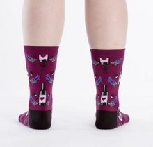 Load image into Gallery viewer, Wine - Women's Crew Socks - Sock It To Me
