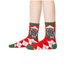 Load image into Gallery viewer, Deck the Paws - Junior Crew Socks Ages 7-10 - Sock It To Me
