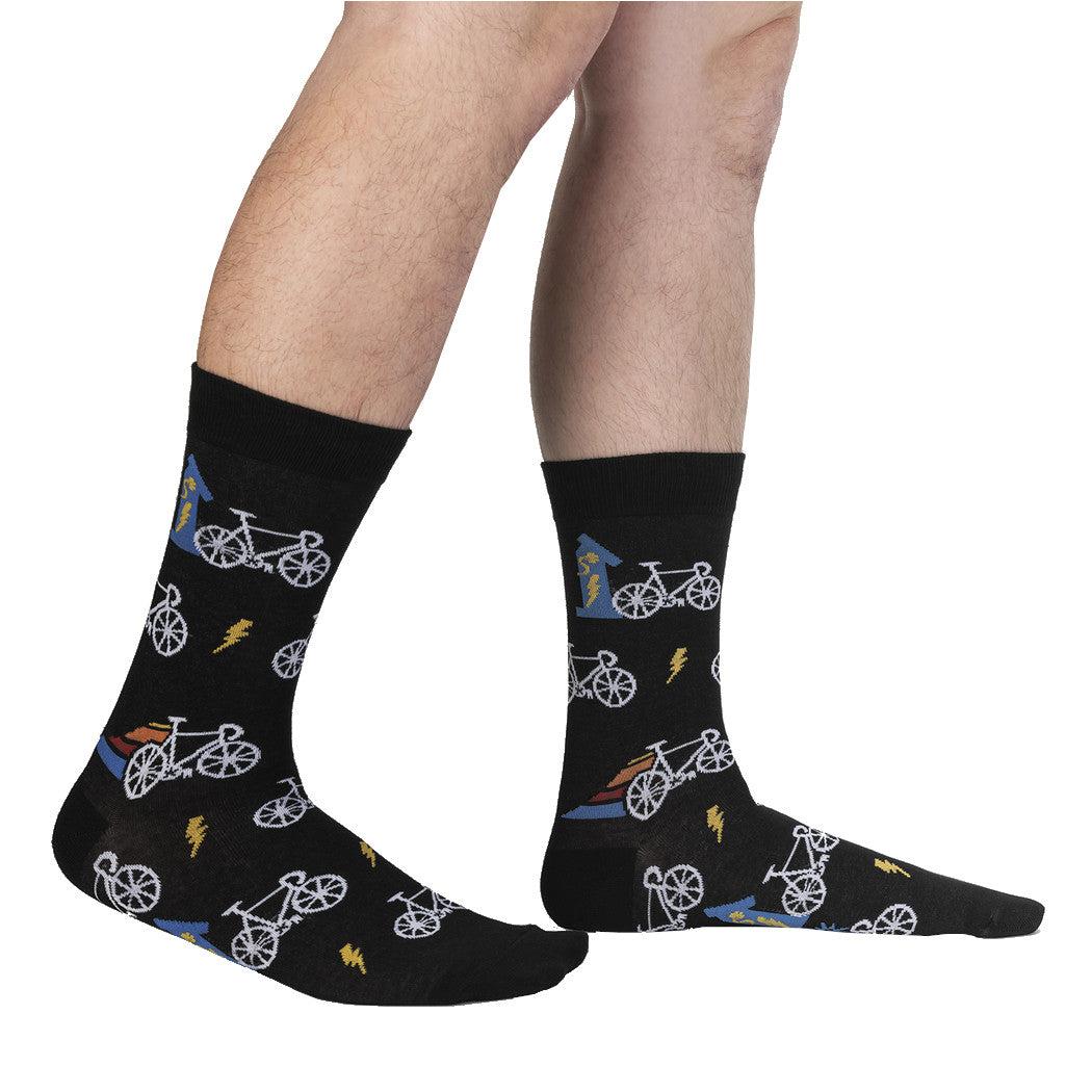 Fully Charged - Men's Crew Socks - Sock It To Me