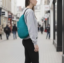 Load image into Gallery viewer, Small - Healthy Back Bag (Textured Nylon - Turkish Blue)
