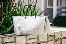 Load image into Gallery viewer, Large Neutral Hinza Bag - Recycled Plastic
