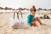 Load image into Gallery viewer, Large Neutral Hinza Bag - Recycled Plastic
