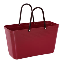 Load image into Gallery viewer, Large Hinza Bag 'Maroon' - Green Plastic
