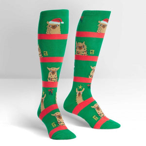 Fa La La Llamas - Women's Knee High Socks - Sock It To Me