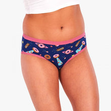 Load image into Gallery viewer, Glazed Galaxy - XLarge Women&#39;s Hipster Knickers - Sock It To Me
