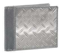Load image into Gallery viewer, Diamond Plate - Steel Billfold Wallet
