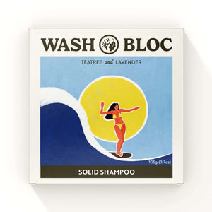 Wash Bloc Solid Tea Tree & Lavender Shampoo/Conditioner Block