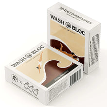 Load image into Gallery viewer, Wash Bloc Solid Coconut &amp; Vanilla Shampoo/Conditioner Block
