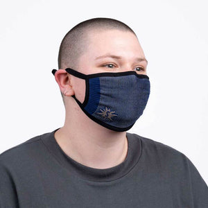 Sock it to Me - Face Mask: Indigo Blue Adult