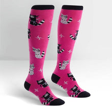 Load image into Gallery viewer, Nocturnal Ninja - Women&#39;s Knee High Socks - Sock It To Me
