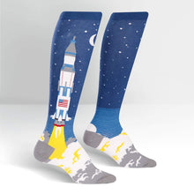 Load image into Gallery viewer, 3 2 1 Lift Off - Women&#39;s Knee High Socks - Sock It To Me
