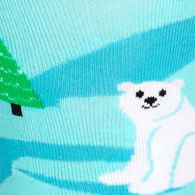 Load image into Gallery viewer, Polar Bear Stare - Women&#39;s Knee High Socks - Sock It To Me
