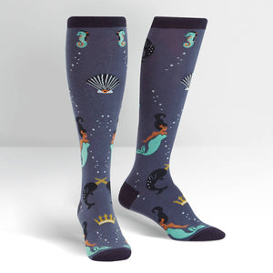 Deep Sea Queen - Women's Knee High Socks - Sock It To Me