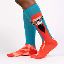 Load image into Gallery viewer, Ready to Flamingle - Women&#39;s Knee High Socks - Sock It To Me
