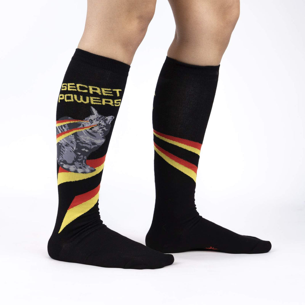 Secret Powers - Women's Knee High Socks - Sock It To Me
