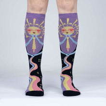 Load image into Gallery viewer, Cosmic Connection - Women's Knee High Socks - Sock It To Me
