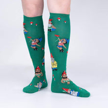 Load image into Gallery viewer, Hanging With My Gnomies - Women&#39;s Knee High Socks - Sock It To Me
