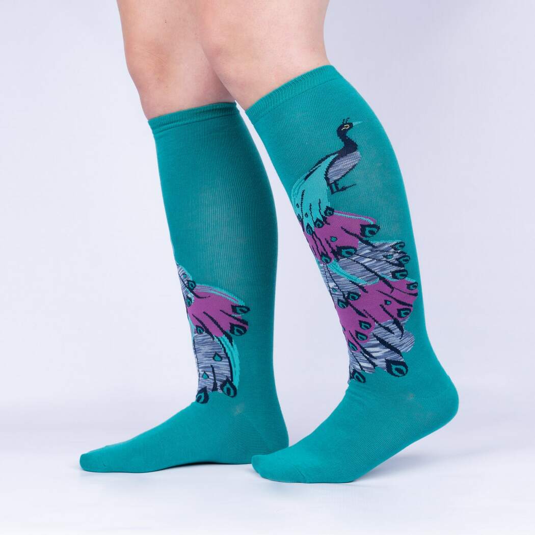 A Fan- tastic Tail - Women's Knee High Socks - Sock It To Me