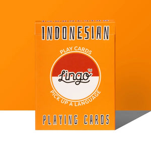 Indonesian Language Playing Cards - Lingo