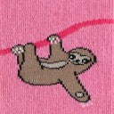 Load image into Gallery viewer, Pink Sloth - Youth Knee High Socks Age 3-6 - Sock It To Me
