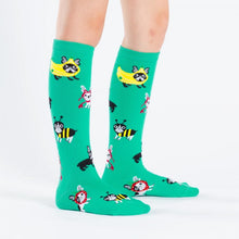Load image into Gallery viewer, Costume Party - Junior Knee High Socks Ages 7-10 - Sock It To Me
