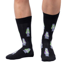 Load image into Gallery viewer, Lava My Life Glow In The Dark- Men&#39;s Crew Socks - Sock It To Me
