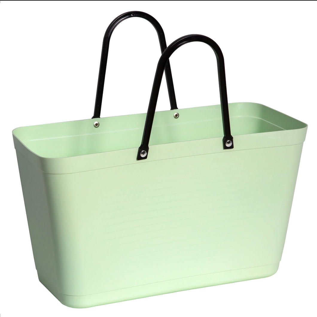 Large Light Green Hinza Bag - Green Plastic