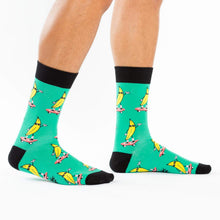 Load image into Gallery viewer, Peeling Out - Men&#39;s Crew Socks - Sock It To Me
