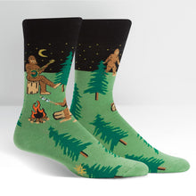 Load image into Gallery viewer, Sasquatch Camp Out - Men's Crew Socks - Sock It To Me
