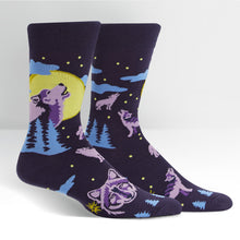Load image into Gallery viewer, 6 Wolf Moon - Men&#39;s Crew Socks - Sock It To Me
