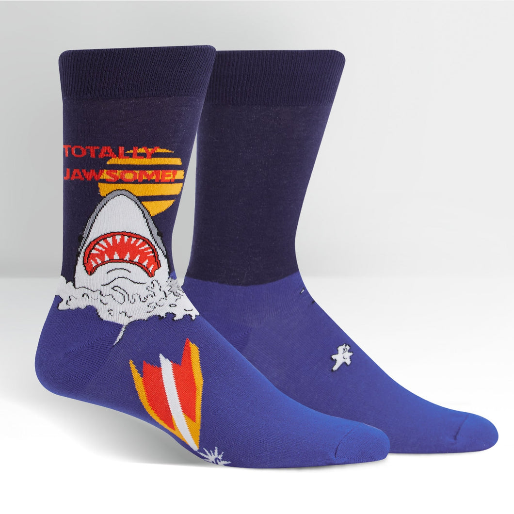 Totally Jawsome! - Men's Crew Socks - Sock It To Me