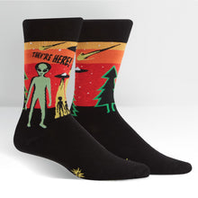 Load image into Gallery viewer, They&#39;re Here - Men&#39;s Crew Socks - Sock It To Me
