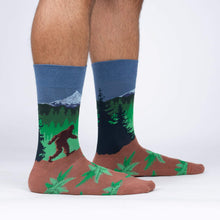 Load image into Gallery viewer, Welcome To My Hood - Men&#39;s Crew Socks - Sock It To Me
