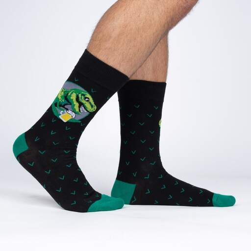 Brewed To A T! - Men's Crew Socks - Sock It To Me
