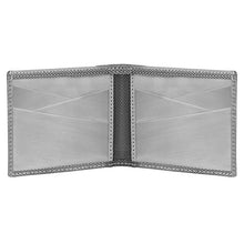 Load image into Gallery viewer, Herringbone - Steel Billfold Wallet
