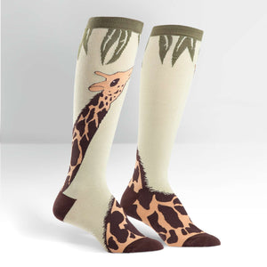 Giraffe - Women's Knee High Socks - Sock It To Me
