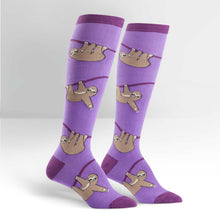 Load image into Gallery viewer, Sloth - Women&#39;s Knee High Socks - Sock It To Me
