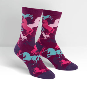 Mythical Unicorns - Women's Crew Socks - Sock It To Me