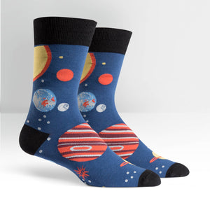 Planets - Men's Crew Socks - Sock It To Me