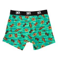 Load image into Gallery viewer, Small Tiki Tush - Men&#39;s Boxers - Sock It To Me
