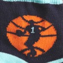 Load image into Gallery viewer, Nothin But Net - Toddler Crew Socks Ages 1-2 - Sock It To Me

