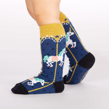 Load image into Gallery viewer, Carousel - Toddler Knee High Socks Ages 1-2 - Sock It To Me
