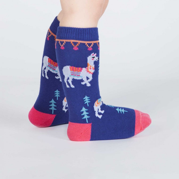 Como Te Llamas? - Toddler Knee High Socks Ages 1-2 - Sock It To Me