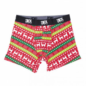 Small Tacky Holiday Sweater - Men's Boxers - Sock It To Me