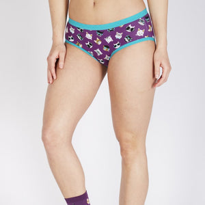 Smarty Cats - Large Women's Hipster Knickers - Sock It To Me