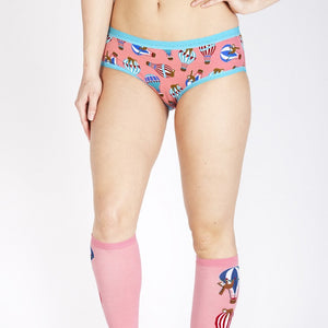 Hang In There - Large Women's Hipsters Knickers - Sock It To Me