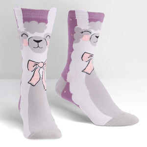 Gllama-rous - Women's Crew Socks - Sock It To Me