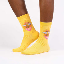 Load image into Gallery viewer, Queen Bee - Women&#39;s Crew Socks - Sock It To Me
