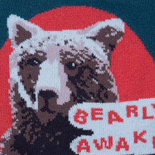 Load image into Gallery viewer, Bearly Awake - Women&#39;s Crew Socks - Sock It To Me
